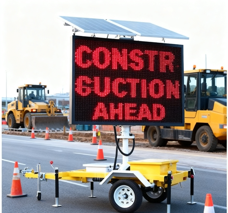 Vms Led Sign OnlyLED Solar-Powered Variable Message Signs (VMS), Solar-Powered LED ...